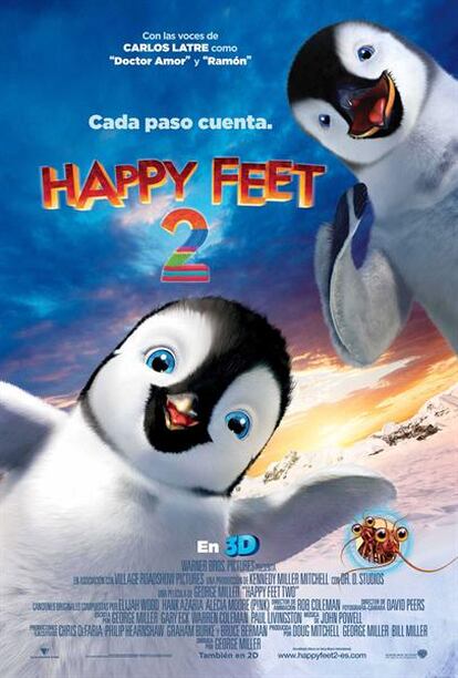 Cartel de Happy feet 2