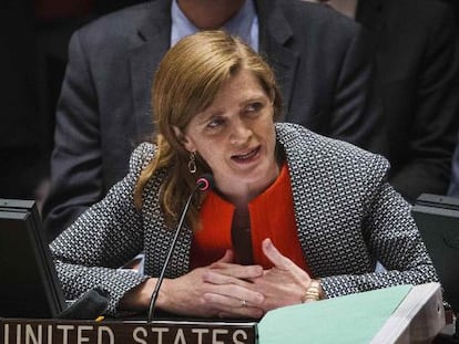 Samantha Power, embajadora de EE UU ante la ONU, en una imagen de archivo.