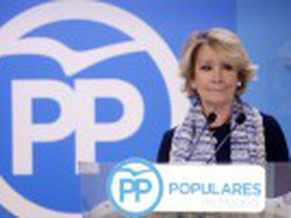 La presidenta del PP de Madrid deja el cargo.  Ni Podemos dice que sea la culpable, pero sí soy la responsable política , afirma