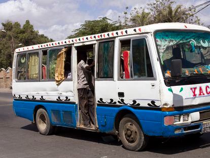 Servicio de transporte público en Djibouti.