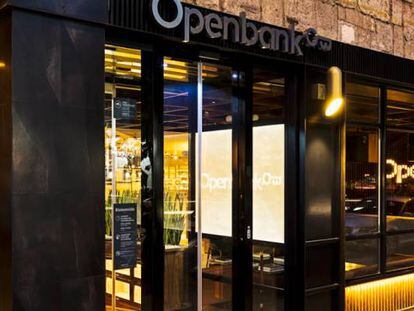 Una oficina de Openbank, en Madrid.