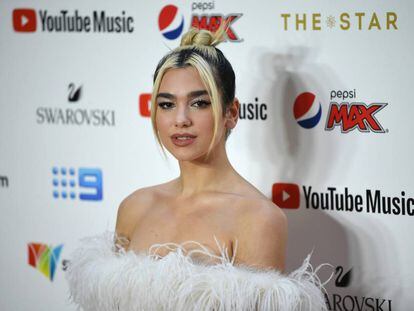 La cantante británica Dua Lipa.