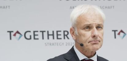 El presidente de Volkswagen, Matthias Müller. EFE/Archivo