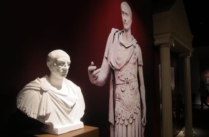 Busto de Julio César durante una exhibición en el Museo de Ciencia de Hong Kong, en 2013.