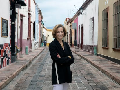 Anne Applebaum, el 3 de septiembre, en el HAY Festival de Querétaro.