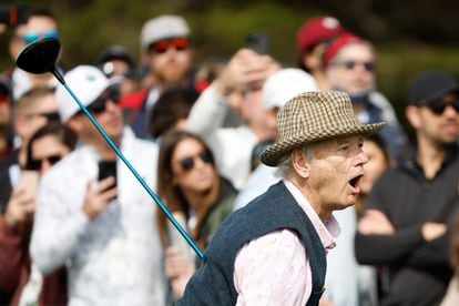 Bill Murray, en febrero en el torneo de golf AT&T Pebble Beach en California.