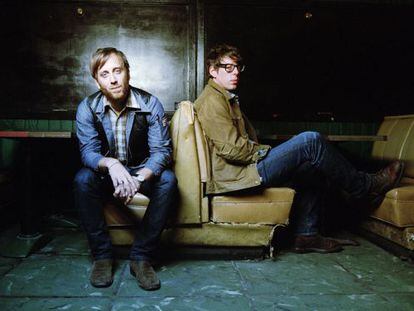 Dan Auerbach, a la izquierda, y Patrick Carney, miembros de The Black Keys.