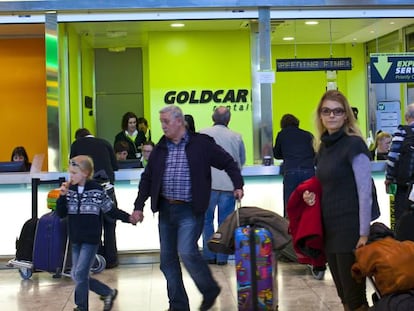 Instalaciones de Goldcar en el aeropuerto de Alicante