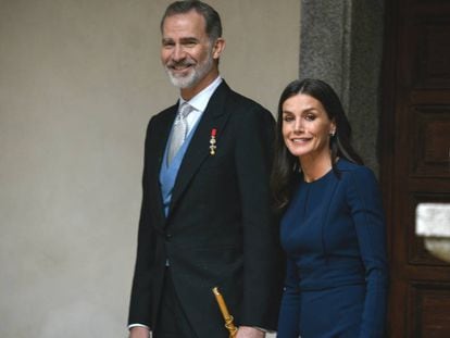 Los Reyes a la entrega del Premio de Literatura en Lengua Castellana 