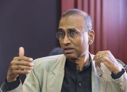 El cient&iacute;fico Venkatraman Ramakrishnan, durante la entrevista.