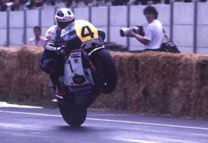 Freddie Spencer, en 1985 en el GP de Francia.
