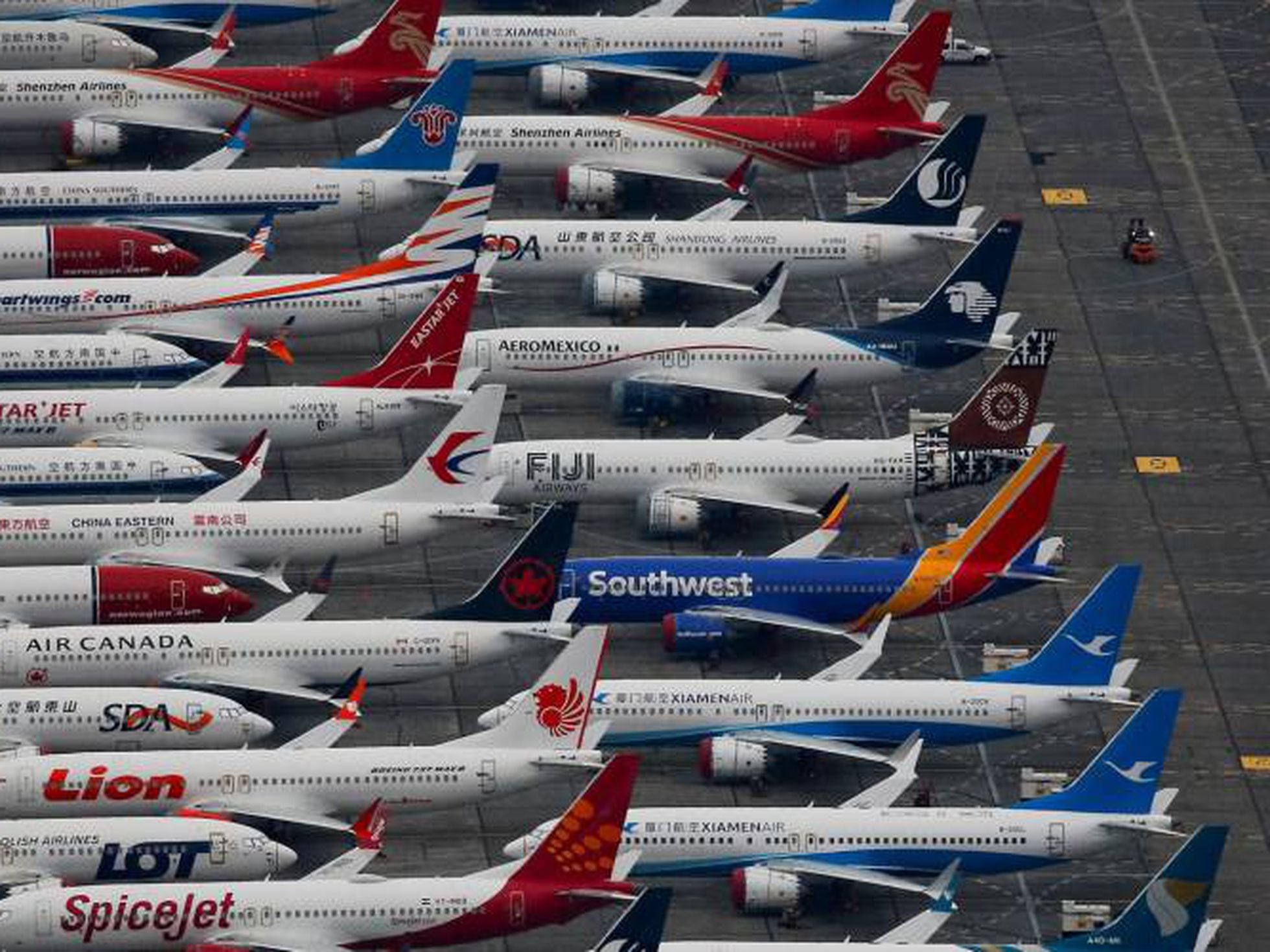 Así es el simulador de entrenamiento para el avión Boeing 737 MAX