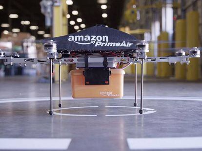 Así es el contenedor donde Amazon quiere entregar desde sus drones tus pedidos en casa