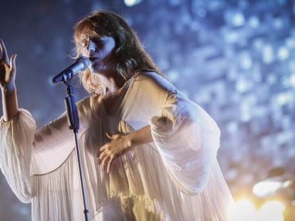 Florence Welch en el Festival de Benic&agrave;ssim.