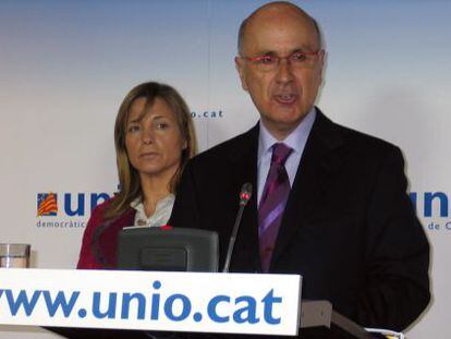 Joana Ortega y Josep Antoni Duran Lleida. 