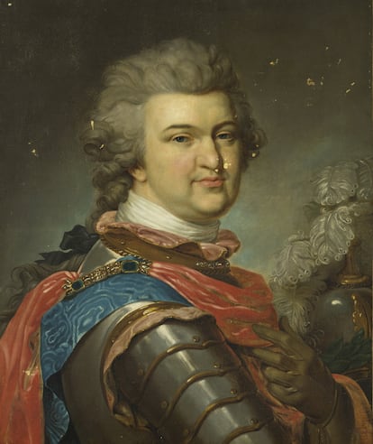 Retrato de Grigory Alexandrovich Potyomkin de 1790.