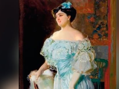 'Retrato de la tiple Isabel Brú', pintado por Joaquín Sorolla en 1904.