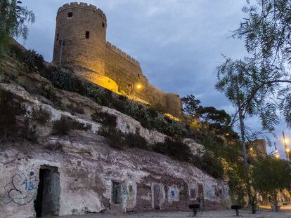 Cuevas del antiguo mesón Gitano, junto a la Alcazaba de Almería.