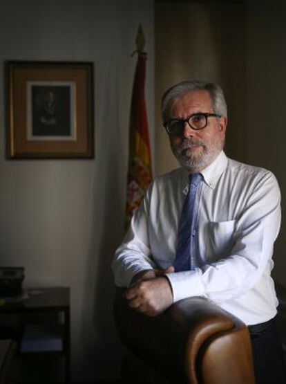 Ricardo Bodas, en su despacho de la Audiencia Nacional.