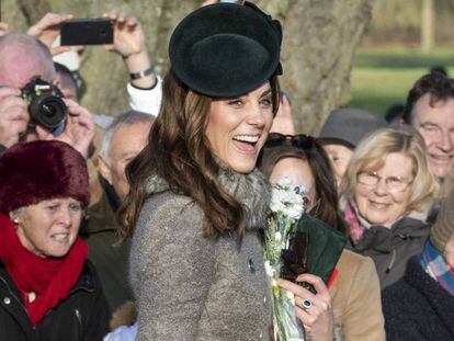 Kate Middleton, duquesa de Cambridge, en Sandringham, el pasado 25 de diciembre. 