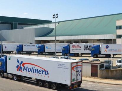 Centro logístico de Molinero en Ólvega (Soria). 