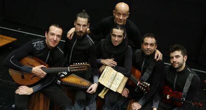 Ron Lalá durante uno de los ensayos de 'Cervantina'.