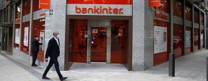 Una sucursal de Bankinter en Madrid.