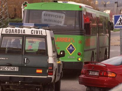 Huelga de transporte de pasajeros de la Comunidad de Madrid.