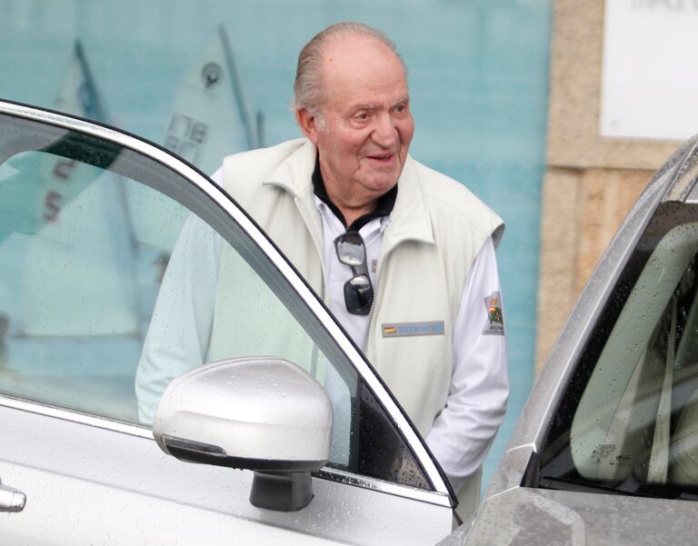 Juan Carlos I, en Sanxenxo en julio de 2019. / IAGO LÓPEZ (IGTRES)