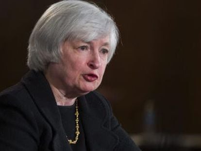 La presidenta de la Reserva Federal (Fed) de EE UU, Janet Yellen.