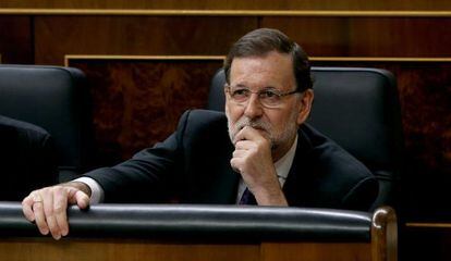 El presidente del Gobierno,  Mariano Rajoy