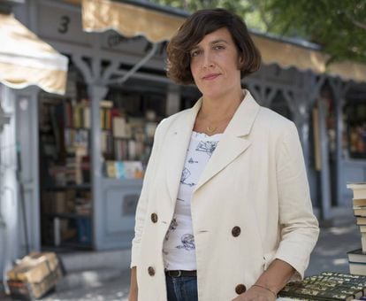 Lara Sánchez, promotora centenario de la feria del libro de Cuesta de Moyano