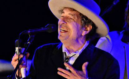 Dylan, durante una actuación en 2012.