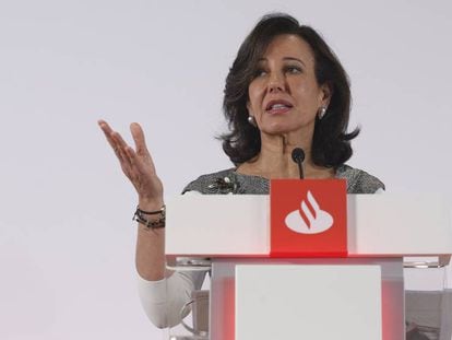 Ana Botín, presidenta de Banco Santander.