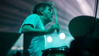 LCD Soundsystem durante su actuación en el Sónar.
