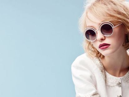 Imagen de la campaña Pearl Collection con Lily-Rose Depp