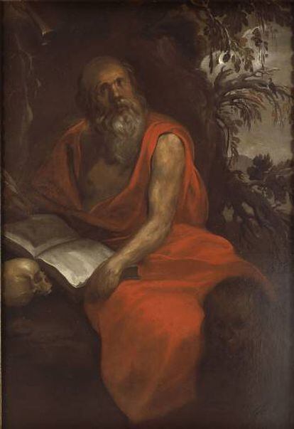'San Jerónimo penitente', de Francisco Herrera El Viejo, una de las obras donadas por Óscar Alzaga al Museo del Prado.