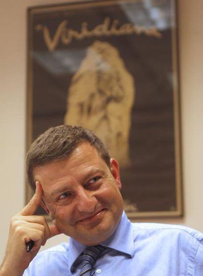 El director del ICAA, Ignasi Guardans, en su despacho.