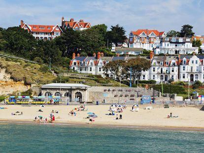 Playa de Bournemouth, localidad del sur Inglaterra.