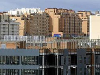 Viviendas en construcción en Madrid
