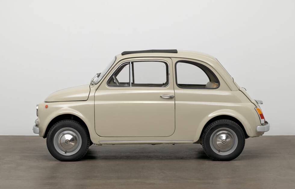 El Fiat Cinquecento, diseñado por el italiano Dante Giacosa en 1957 (este modelo es de 1968). |