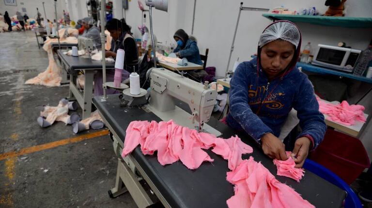 Una fábrica de peluches en el Estado de México.