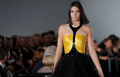 Kendall Jenner, en el desfile de Ralph Lauren el pasado septiembre en Nueva York.