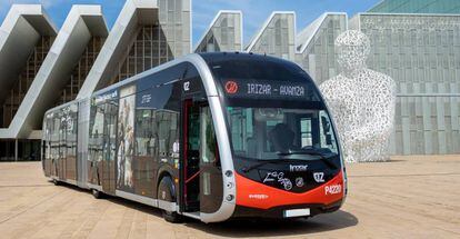 Nuevos autobuses Irizar en Zaragoza.