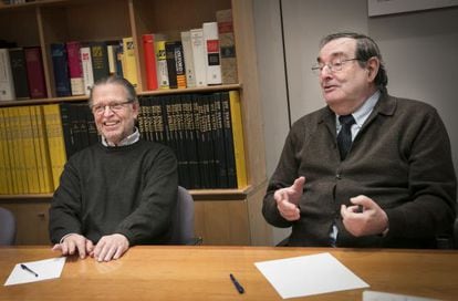 Francesc Esteva (i) y Josep Maria Triginer.