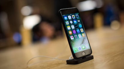 Un iPhone 7 de Apple.