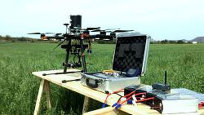 Los drones de Hemav están equipados con cámaras térmicas que ayudan a detectar plagas.