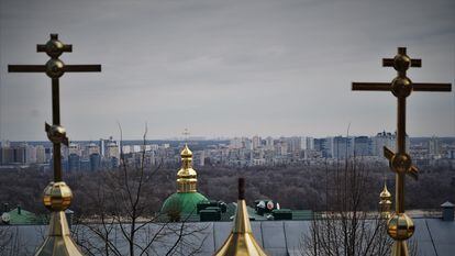 Recinto del Monasterio de las Cuevas, en Kiev, el principal dependiente del patriarcado de Moscú, en una imagen de marzo.