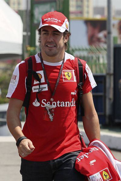 Fernando Alonso, en Interlagos.