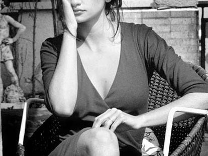 Penélope Cruz, fotografiada en Madrid en 1993.